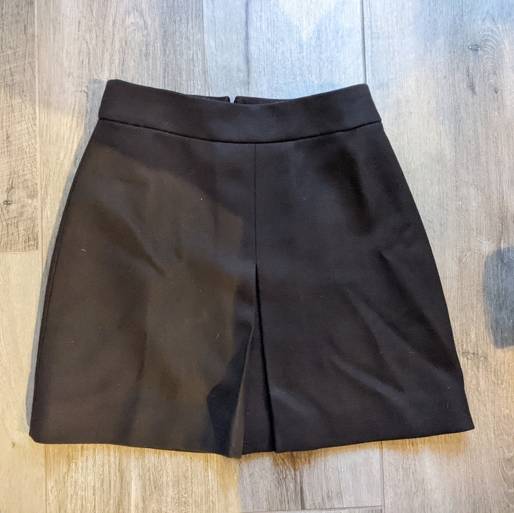 Jcrew brown wool skirt size 0